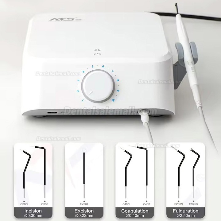 Neway ATS-S1 40W High-Frequency Dental Electrosurgery Unit with 7 Electrodes Tips